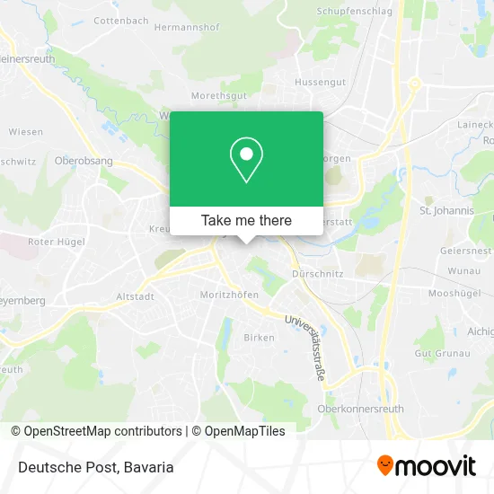 Deutsche Post map
