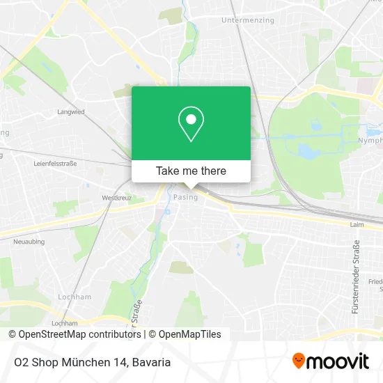 O2 Shop München 14 map
