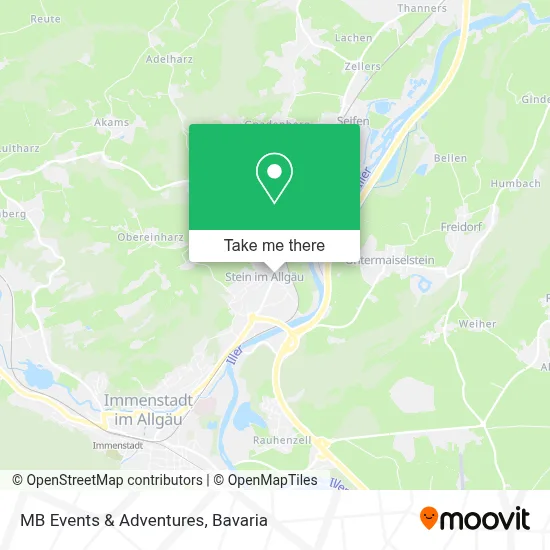 MB Events & Adventures map