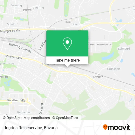 Ingrids Reiseservice map