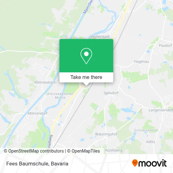 Fees Baumschule map