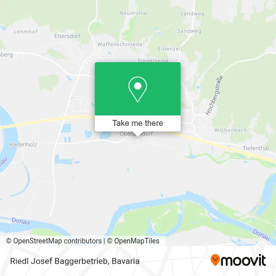 Riedl Josef Baggerbetrieb map