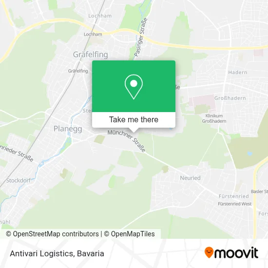 Antivari Logistics map