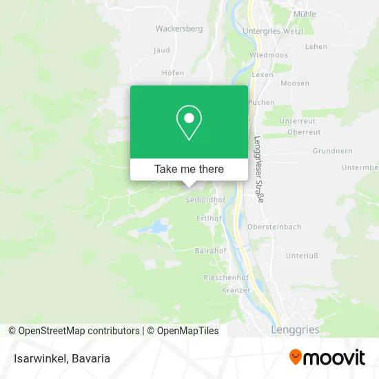 Isarwinkel map
