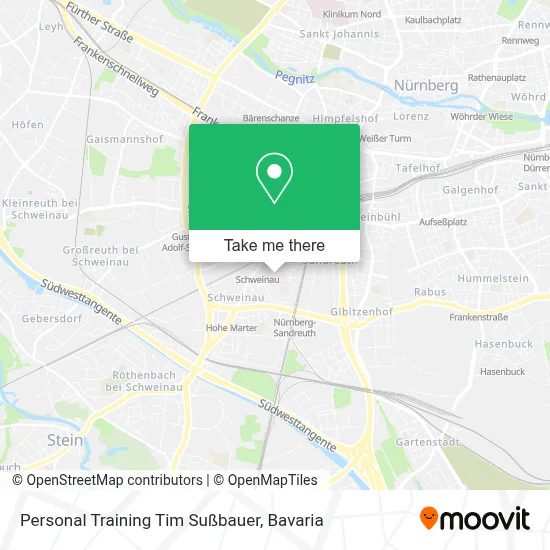 Personal Training Tim Sußbauer map