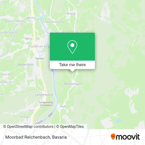Moorbad Reichenbach map