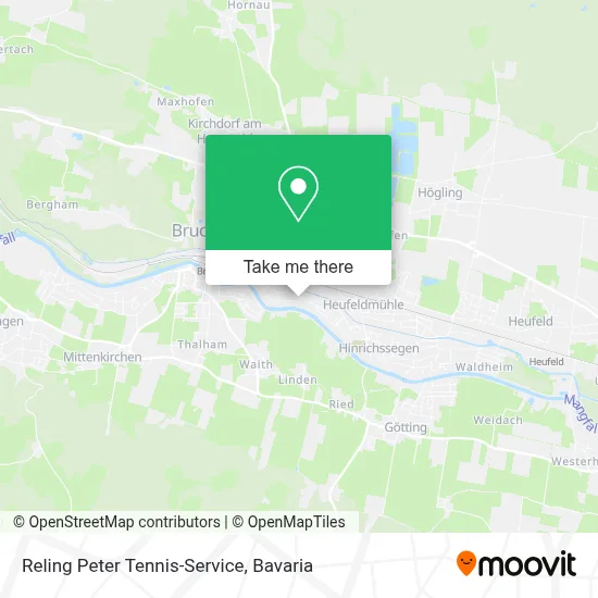 Reling Peter Tennis-Service map