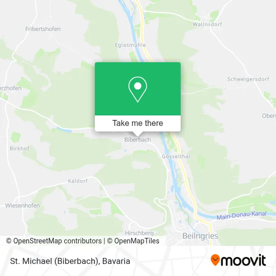 St. Michael (Biberbach) map