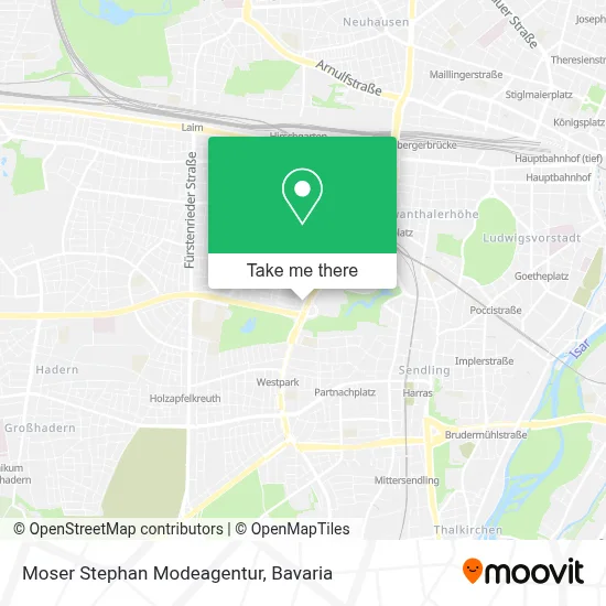 Moser Stephan Modeagentur map