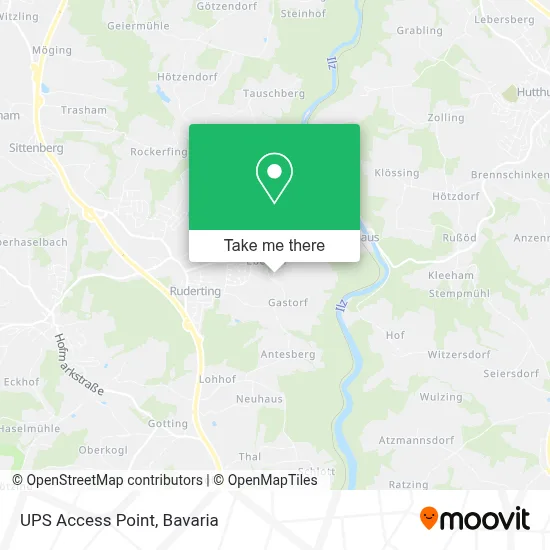 Ups Access Point map