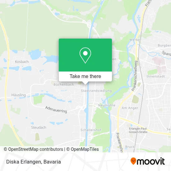 Diska Erlangen map