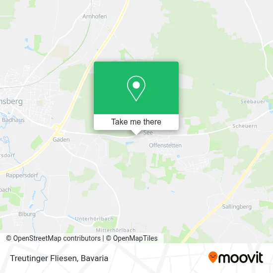Treutinger Fliesen map