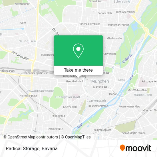 Radical Storage map