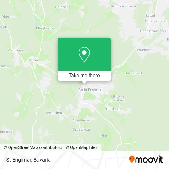 St Englmar map