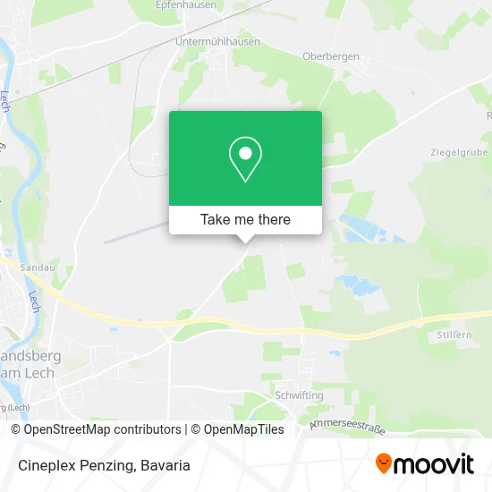 Cineplex Penzing map