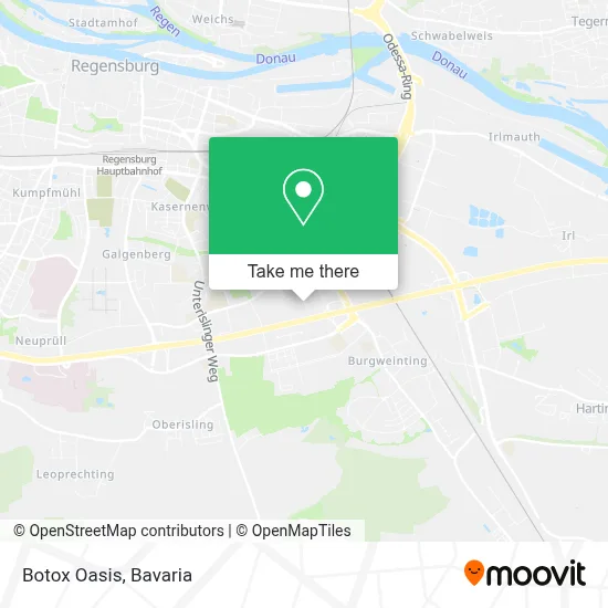 Botox Oasis map