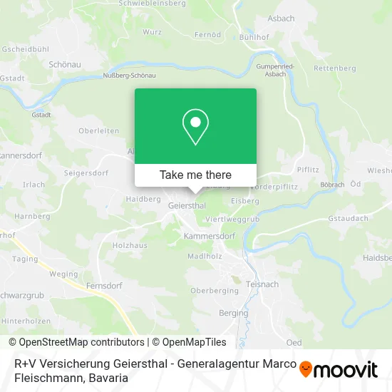 R+V Versicherung Geiersthal - Generalagentur Marco Fleischmann map
