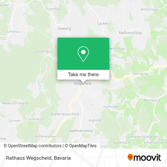 Rathaus Wegscheid map
