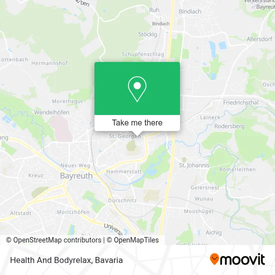 Health And Bodyrelax map