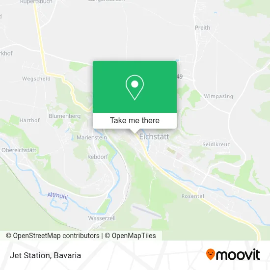 Jet Station map