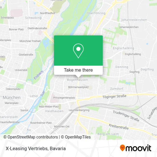 X-Leasing Vertriebs map