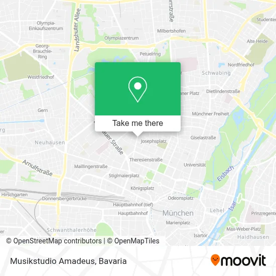 Musikstudio Amadeus map