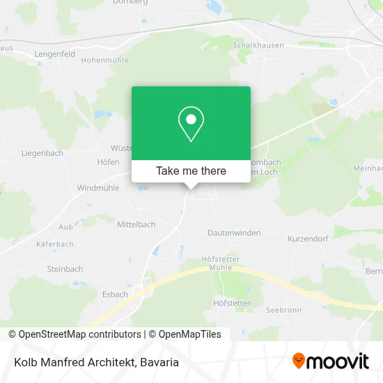 Kolb Manfred Architekt map