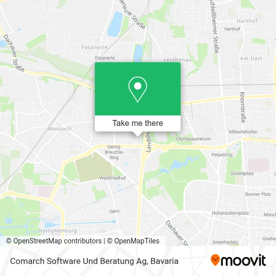 Comarch Software Und Beratung Ag map