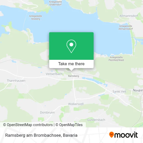 Ramsberg am Brombachsee map
