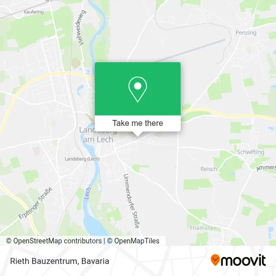 Rieth Bauzentrum map
