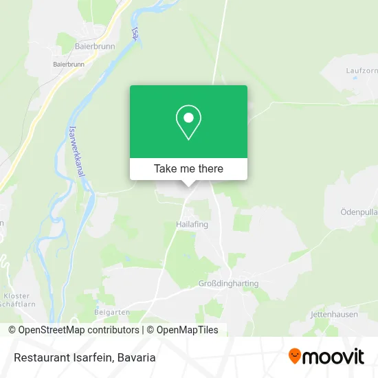 Restaurant Isarfein map