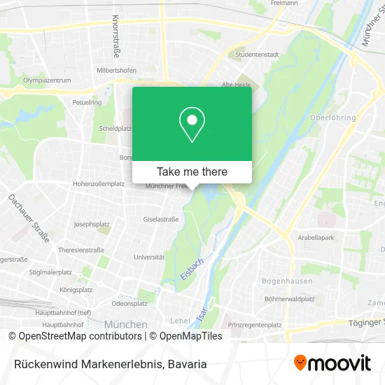 Rückenwind Markenerlebnis map