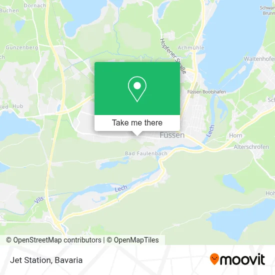 Jet Station map