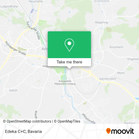 Edeka C+C map