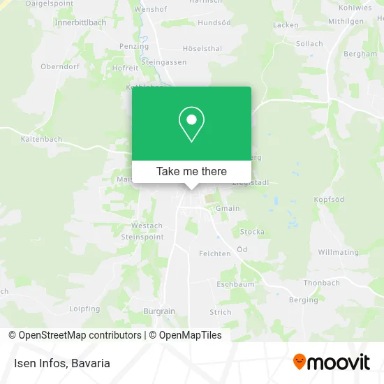 Isen Infos map