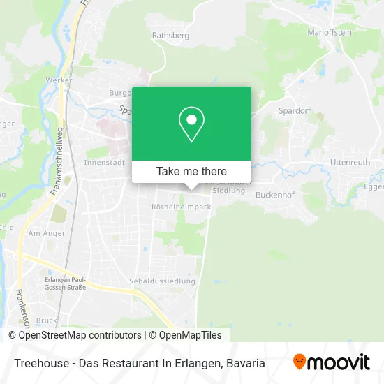 Treehouse - Das Restaurant In Erlangen map