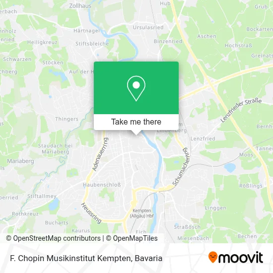 F. Chopin Musikinstitut Kempten map