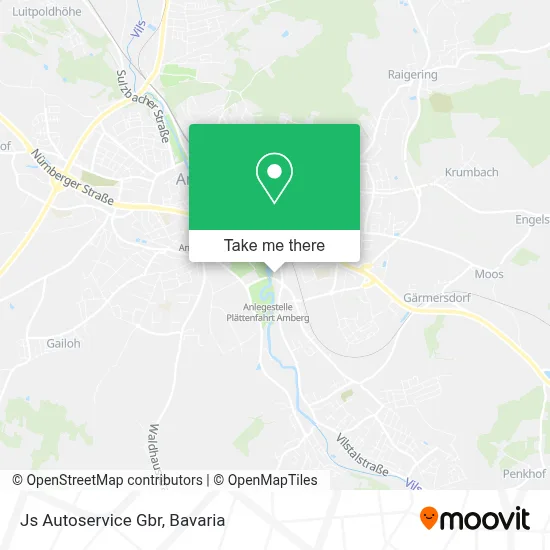 Js Autoservice Gbr map