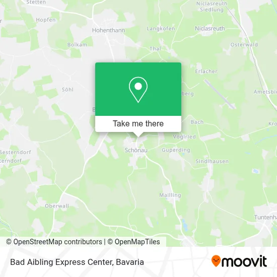 Bad Aibling Express Center map
