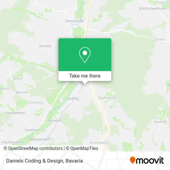 Daniels Coding & Design map