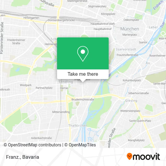 Franz. map