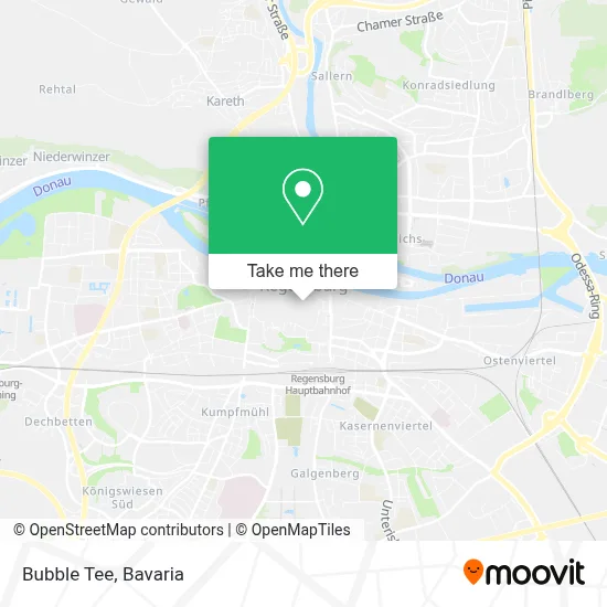Bubble Tee map