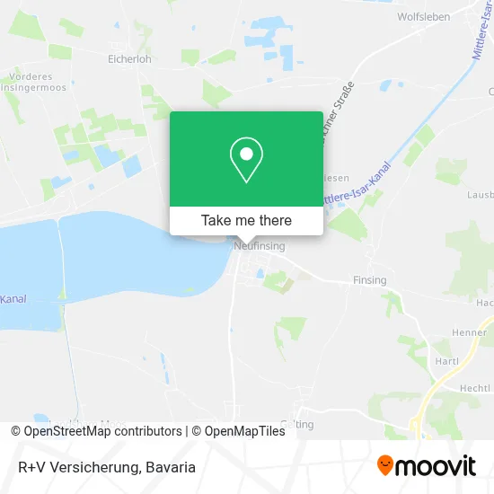 R+V Versicherung map