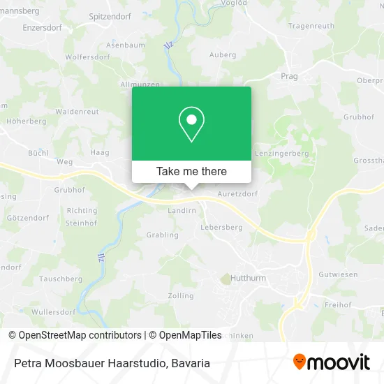Petra Moosbauer Haarstudio map