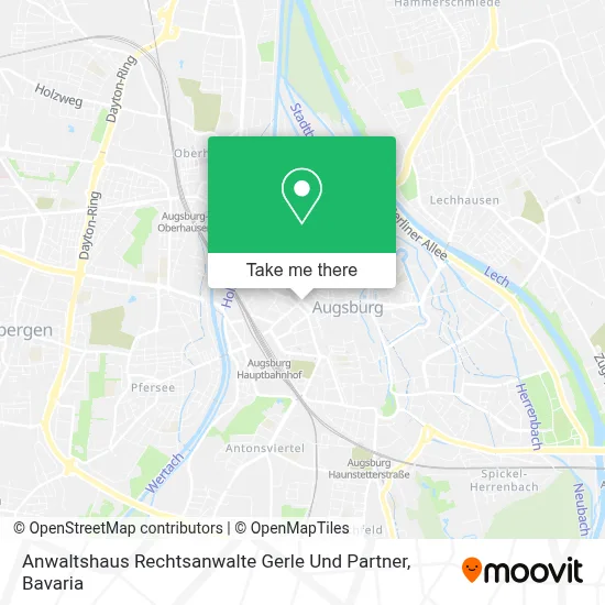 Anwaltshaus Rechtsanwalte Gerle Und Partner map