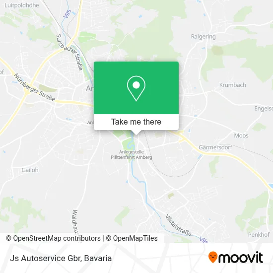 Js Autoservice Gbr map
