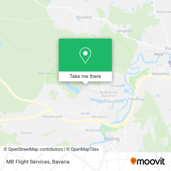 MB Flight Services map