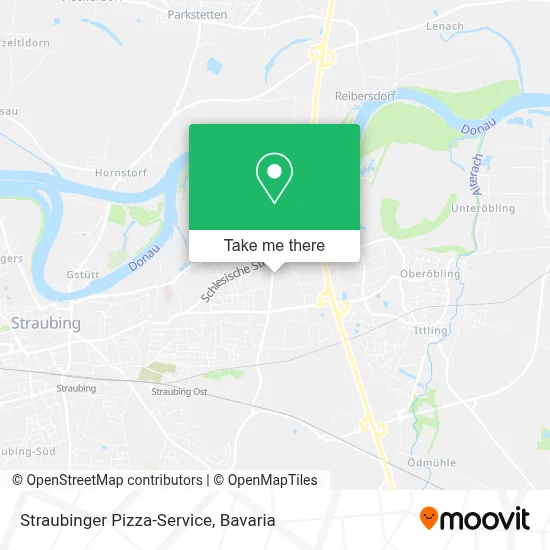 Straubinger Pizza-Service map