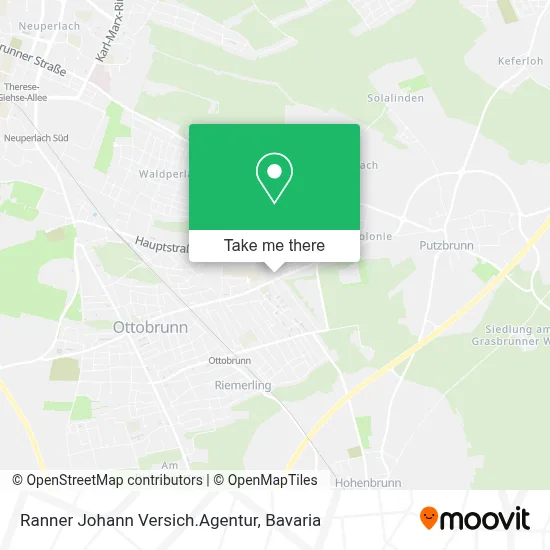 Ranner Johann Versich.Agentur map