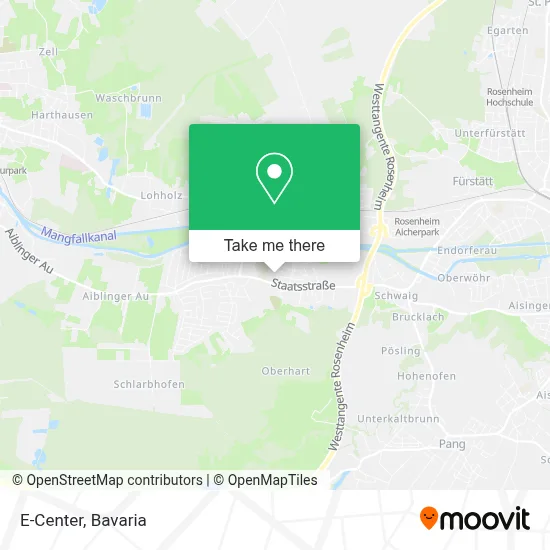 E-Center map